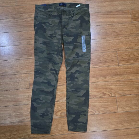 Ladies Denim Camo Leggings - Picture 1 of 3